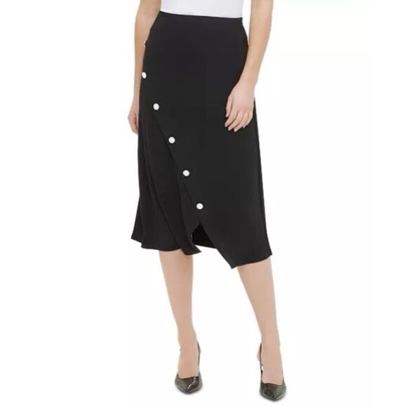 Calvin Klein • Snap-Button Skirt - Picture 2 of 9